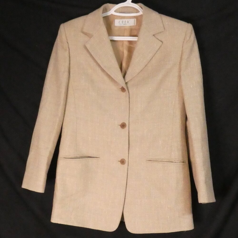 OBLIO - Made In Italy | size 42 | Wool Blend Blazer / Suit Jacket